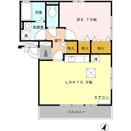 佐世保市中心部 構造:軽量鉄骨造