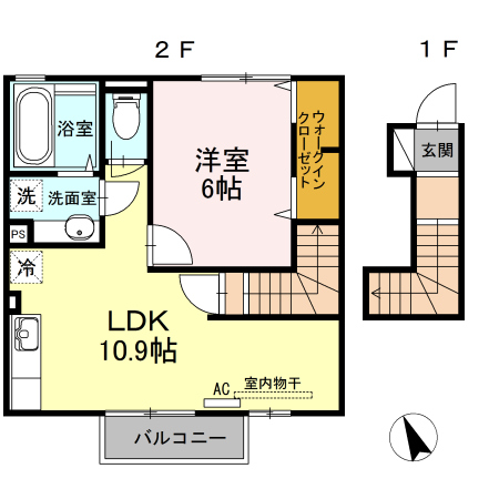 佐世保市中南部 構造:軽量鉄骨造